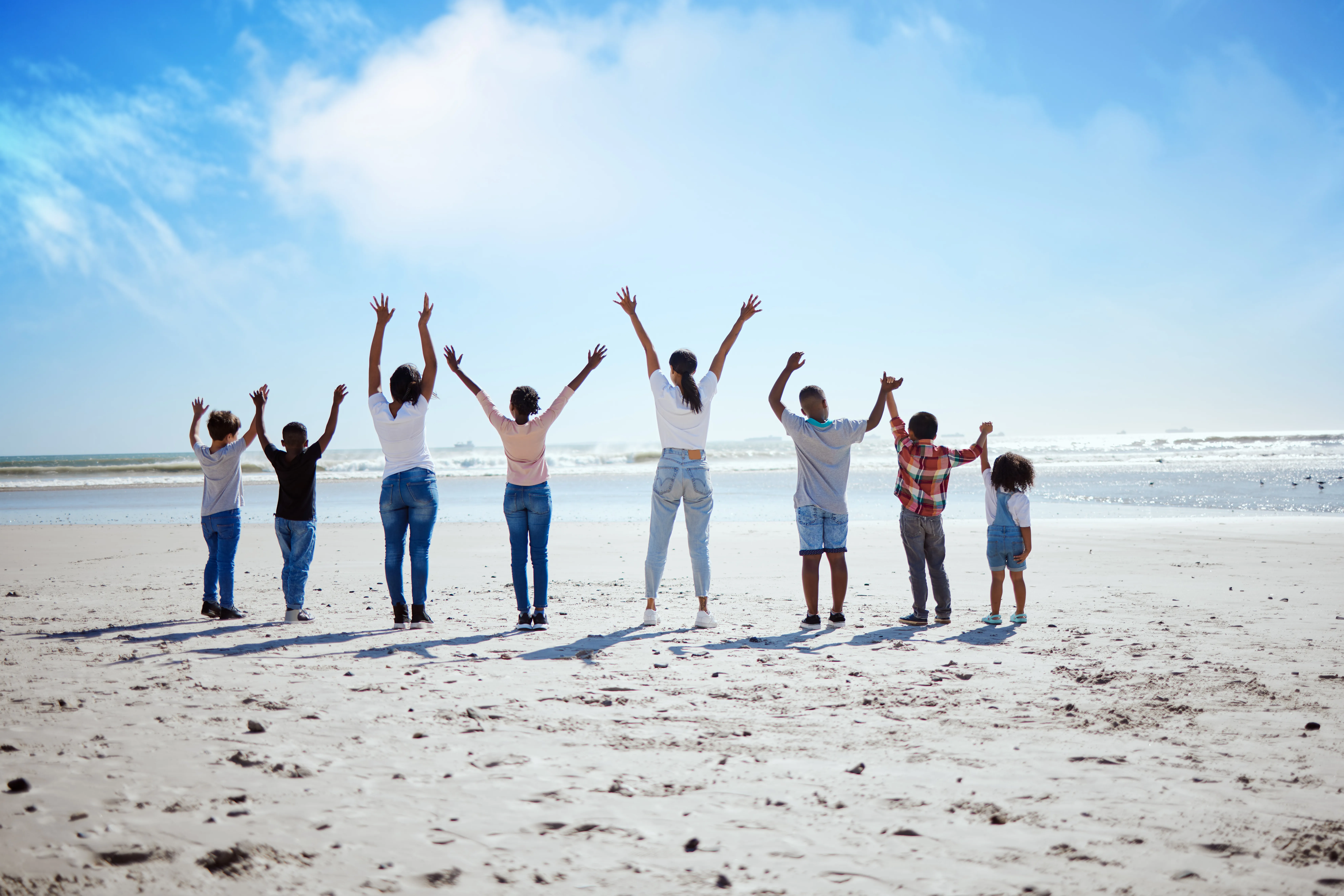 people on beach